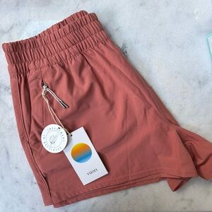 NWT! Vuori Dash Shorts in Cinnamon, Size M